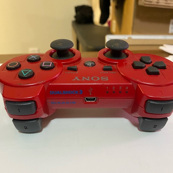 PS3 controller red wireless - Picture 6 of 6